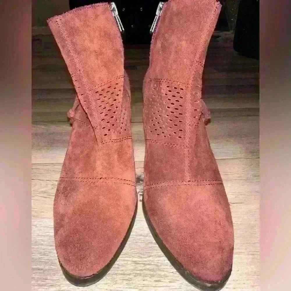 Lucky Brand Ramses Bootie burgendy - Picture 6 of 11